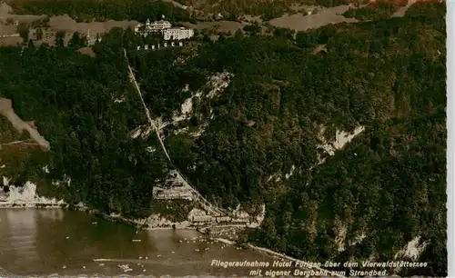 AK / Ansichtskarte  Fuerigen_Stansstad_NW Hotel Fuerigen am Vierwaldstaettersee Bergbahn Strandbad