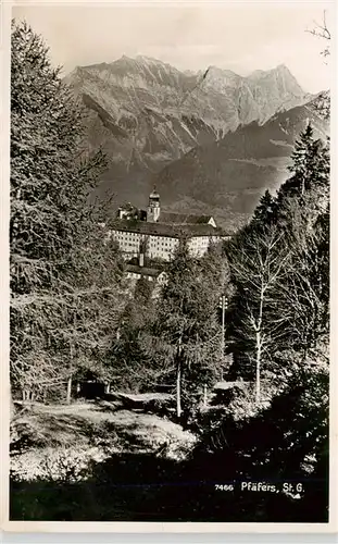 AK / Ansichtskarte  Pfaefers_SG Blick zum Kloster