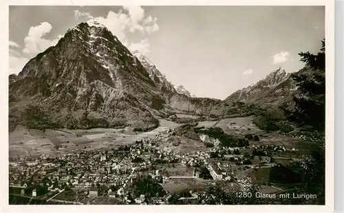 AK / Ansichtskarte  Glarus_GL Panorama Blick gegen Lurigen