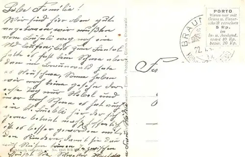 AK / Ansichtskarte  Braunwald_GL Braunwaldbahn Bergbahn mit Toedikette Alpen