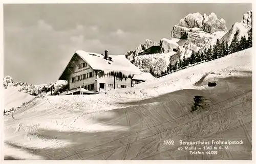 AK / Ansichtskarte  Mollis_GL Berggasthaus Frohnalpstock Wintersportplatz Alpen