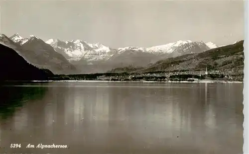 AK / Ansichtskarte  Alpnach_OW Panorama Blick ueber den Alpnachersee Alpen