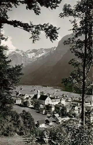 AK / Ansichtskarte  Engelberg__OW Panorama Blick ins Tal Alpen