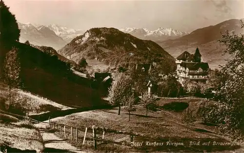 AK / Ansichtskarte  Fuerigen_Stansstad_NW Hotel Kurhaus Fuerigen Blick auf Berner Alpen