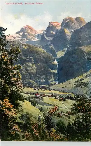 AK / Ansichtskarte  Oberrickenbach_NW Panorama Blick ins Tal Kurhaus Brisen Alpen