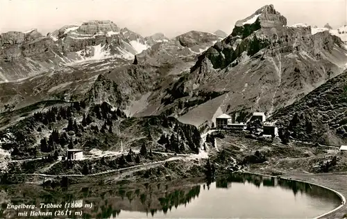AK / Ansichtskarte  Engelberg__OW Panorama Truebsee Hotel Blick gegen Hahnen
