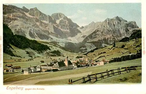 AK / Ansichtskarte  Engelberg__OW Panorama Blick gegen Arnialp