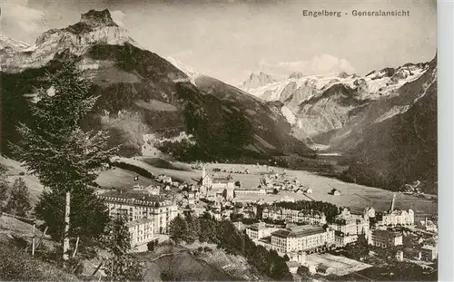 AK / Ansichtskarte  Engelberg__OW Generalansicht Alpenpanorama