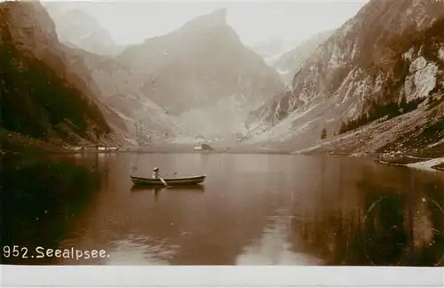 AK / Ansichtskarte  Seealpsee_Saentis_IR Panorama