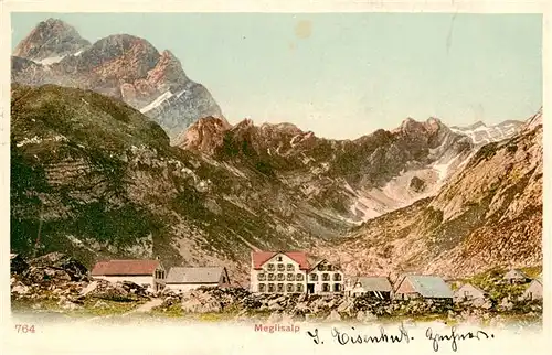 AK / Ansichtskarte  Meglisalp_1520m_Altmann_AR Panorama