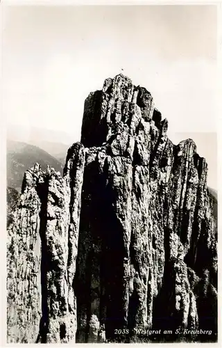 AK / Ansichtskarte  Weissbad_IR Westgrat am fuenften Kreuzberg