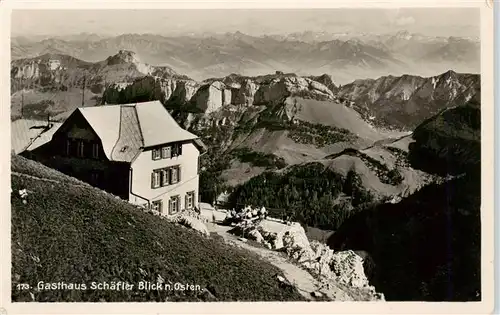 AK / Ansichtskarte  Schaefler_1925m_IR Gasthaus Schaefler Panorama