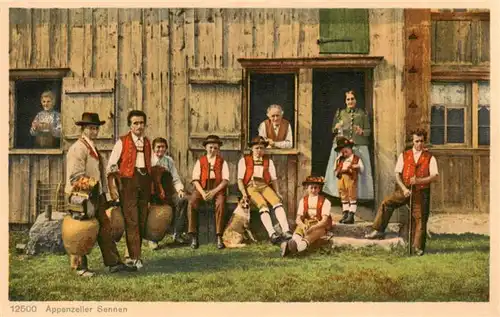 AK / Ansichtskarte  Appenzeller_Land_IR Appenzeller Sennen