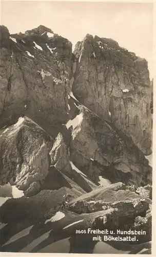 AK / Ansichtskarte  Freiheit_IR und Hundstein mit Boekelsattel