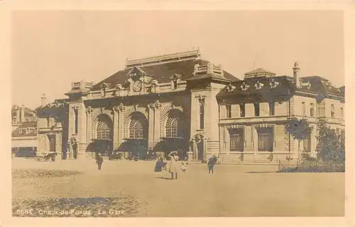 AK / Ansichtskarte La_Chaux de Fonds_NE La Gare 