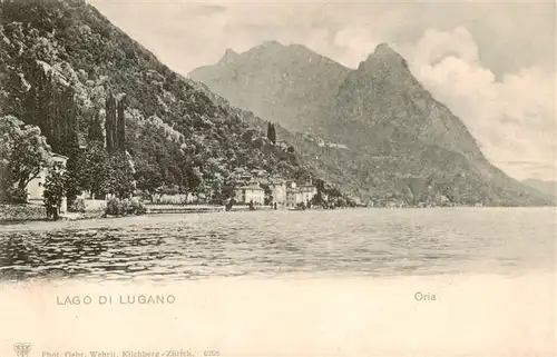 AK / Ansichtskarte Lago_di_Lugano Oria Lago_di_Lugano