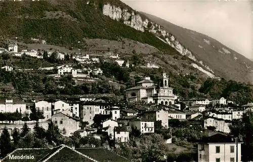 AK / Ansichtskarte Mendrisio_TI Panorama 