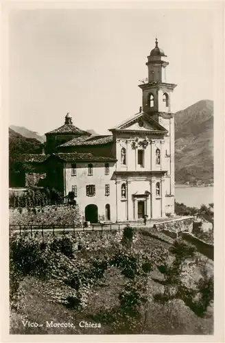 AK / Ansichtskarte Morcote_Lago_di_Lugano_TI Chiesa 