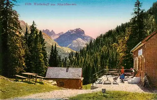 AK / Ansichtskarte Saembtisersee_Saembtissee_IR Wirtschaft 