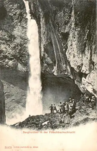 AK / Ansichtskarte Faetschbachschlucht_Clariden_3268m_GL Berglistueber 
