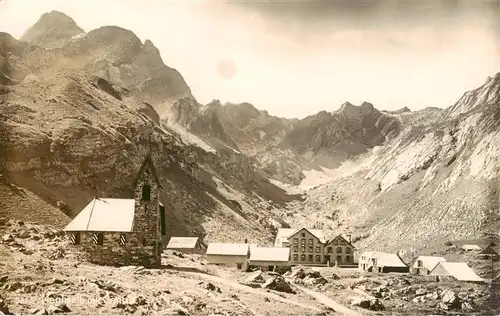 AK / Ansichtskarte Meglisalp_1520m_Altmann_AR mit Kirche und Saentis 