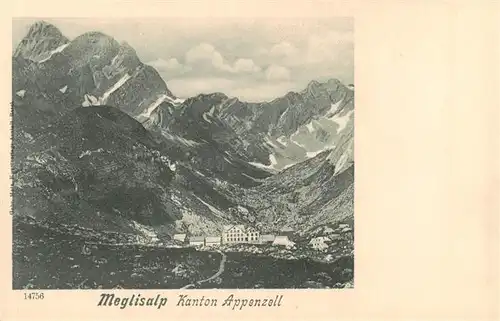 AK / Ansichtskarte Meglisalp_1520m_Altmann_AR Panorama 