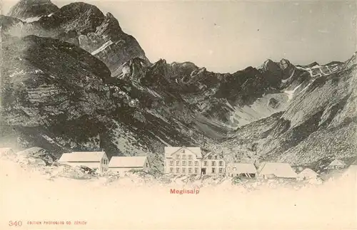 AK / Ansichtskarte Meglisalp_1520m_Altmann_AR Panorama 