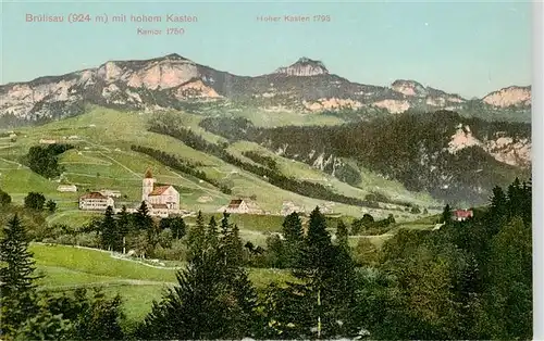 AK / Ansichtskarte Bruelisau_IR mit Hohen Kasten und Kamor 