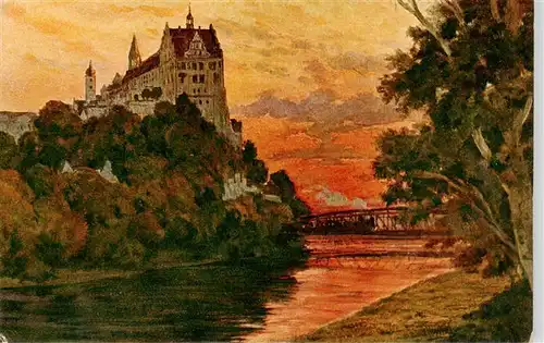 AK / Ansichtskarte Sigmaringen Schloss Panorama Sigmaringen