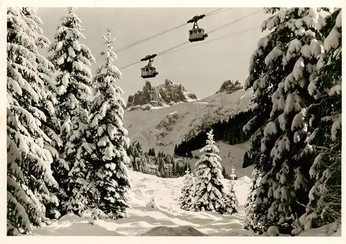 AK / Ansichtskarte Engelberg__OW Luftseilbahn Gerschnialp Truebsee 
