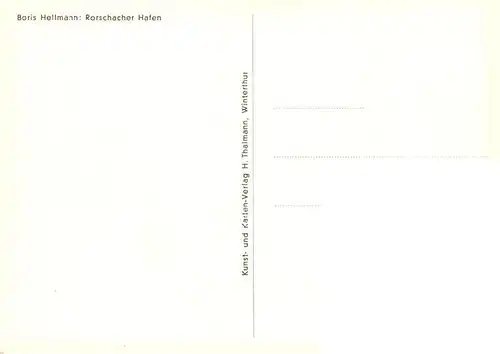 AK / Ansichtskarte Rorschach_Bodensee_SG Rorschacher Hafen Gemaelde 