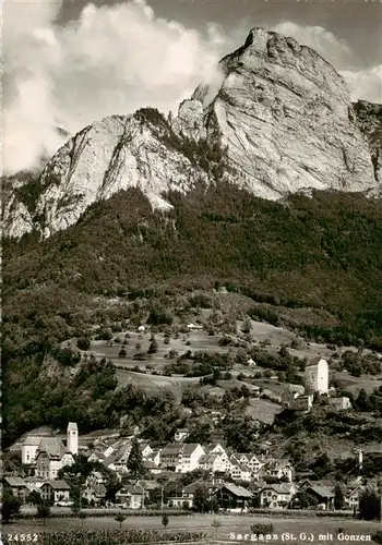 AK / Ansichtskarte Sargans_SG mit Gonzen 