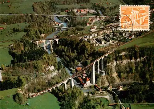 AK / Ansichtskarte Sitterbruecken_St_Gallen_SG Fliegeraufnahme 