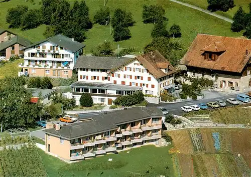 AK / Ansichtskarte Walchwil_ZG Hotel Pension Aesch Fliegeraufnahme 