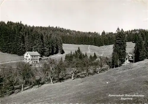 AK / Ansichtskarte Zugerberg_ZG Alpwirtschaft Hintergaisboden 