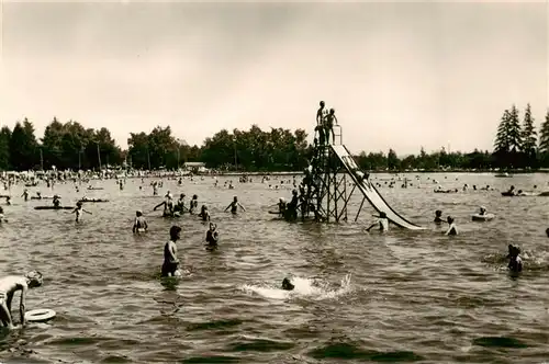 AK / Ansichtskarte Schneeberg__Erzgebirge Strandbad Filzteich 