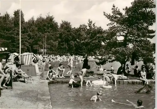 AK / Ansichtskarte Schneeberg__Erzgebirge Strandbad Filzteich 