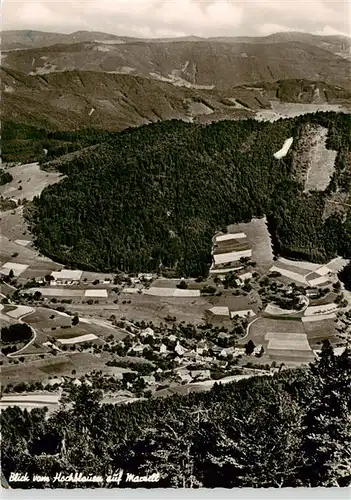 AK / Ansichtskarte Marzell_Malsburg Marzell_BW Blick vom Hochblauen auf Marzell mit Hotel Hochblauen 