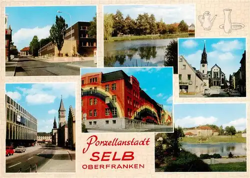 AK / Ansichtskarte Selb_Oberfranken_Bayern Porzellanstadt im Fichtelgebirge Teilansichten 