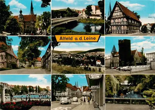 AK / Ansichtskarte Alfeld_Leine Orts und Teilansichten Schwimmbad Park Panorama Alfeld_Leine