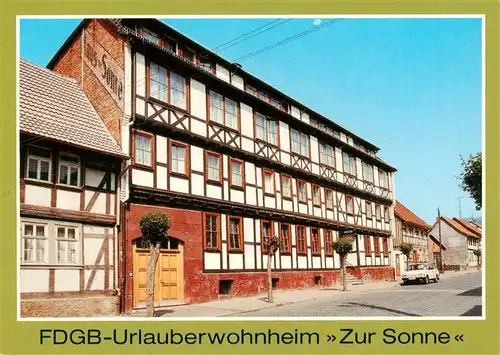 AK / Ansichtskarte Neustadt_Harz FDGB Urlauberwohnheim Zur Sonne Neustadt_Harz