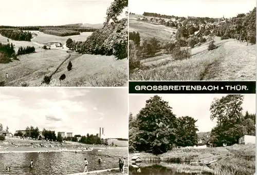 AK / Ansichtskarte Grossbreitenbach_Thueringen Panorama Schwimmbad Grossbreitenbach