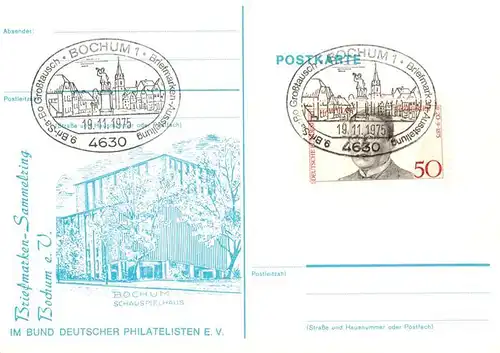 AK / Ansichtskarte Bochum Briefmarken Sammelring Bochum Bochum