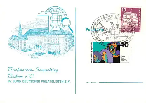 AK / Ansichtskarte Bochum Briefmarken Sammelring Bochum Bochum