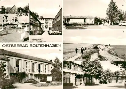 AK / Ansichtskarte Boltenhagen_Ostseebad Am Strand Blindenkurheim FDGB Erholungsheim Fritz Reuter FDGB Urlauberdorf Steilkueste Muettererholungsheim  Boltenhagen_Ostseebad