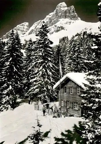 AK / Ansichtskarte  Braunwald_GL Skihaus Mattwald Skiclub Clariden Linthal