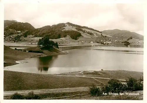 AK / Ansichtskarte  Willerzell_SZ Am Sihlsee