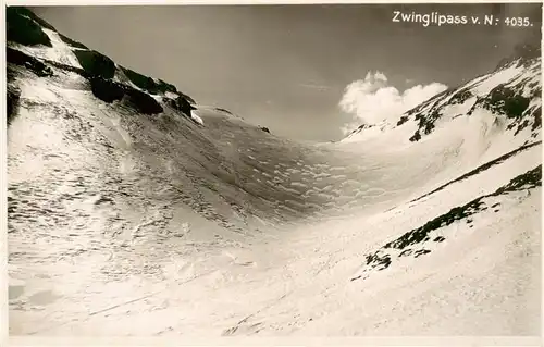 AK / Ansichtskarte  Zwinglipass_2011m_Wildhaus_SG Panorama