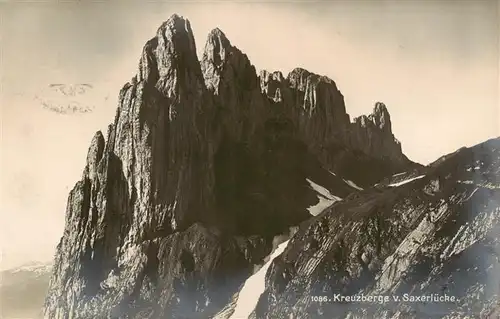 AK / Ansichtskarte  Kreuzberge_2065m_SG von Saxerluecke