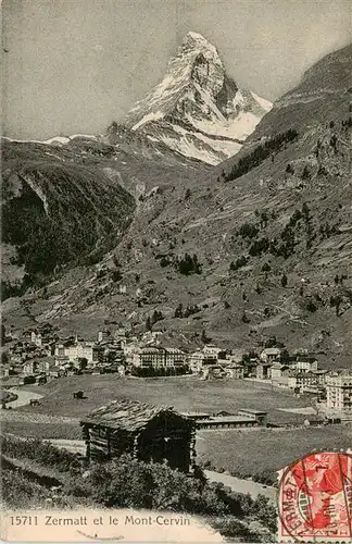 AK / Ansichtskarte  Zermatt_VS et le Mont Cervin